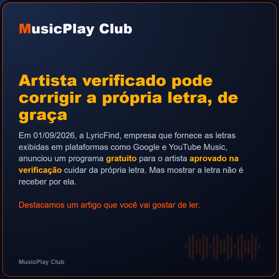 Slide 1 de 6 da edição